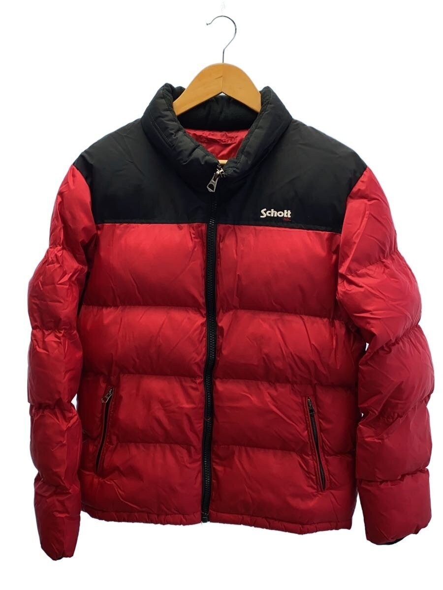 Schott Down Jacket M Nylon Red Plain  Waypoint Su… - image 1