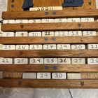 Vintage Wood Amish Themed Perpetual Calendar — photo 3