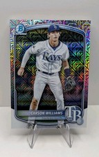2025 Bowman Chrome Prospects Mojo Refractor Carson Williams #BCP-234 Rays