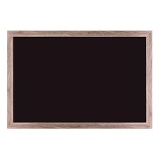 U Brands Magnetic Chalkboard, 24" x 36", Rustic Wood 23"W x 35"H,