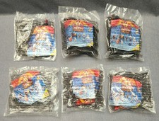 NEW Lot 6 Vintage 1998 McDonald's Happy Meal Toy Disney Mulan Action Figures 90s