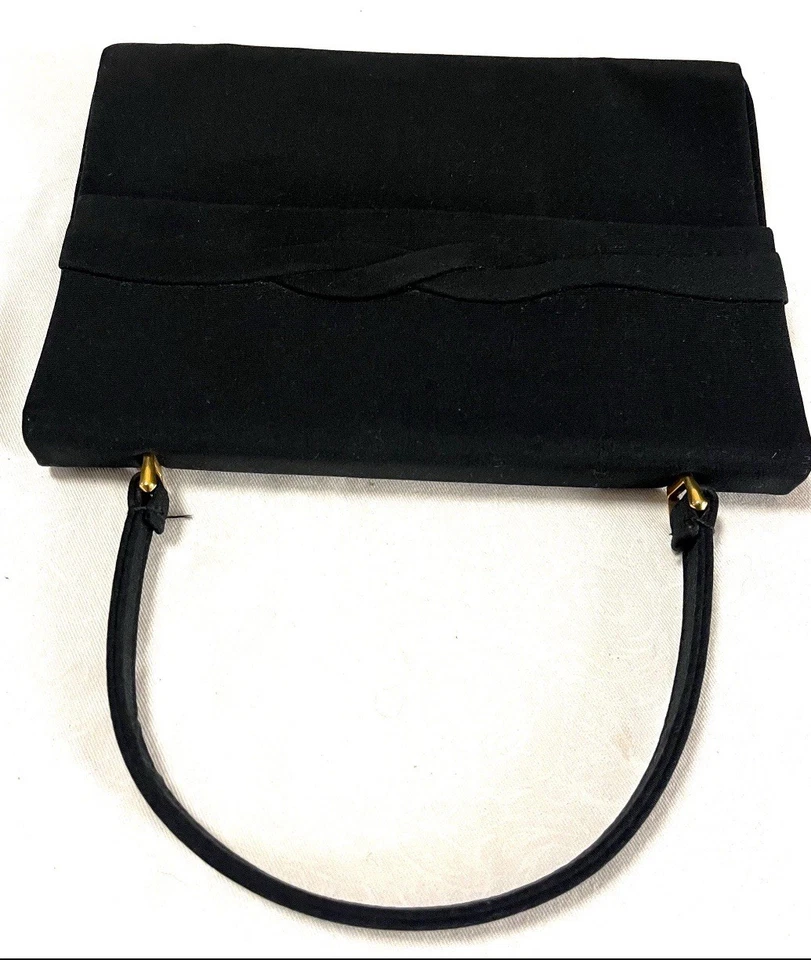Подлинный винтажный 1960-х Gucci черная сумочка сделано из Италии отличном состоянии  - Изображение 4 из 4