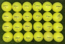 24 Titleist TruFeel Golf Balls | Yellow | Pearl / Grade A | Lot 200 