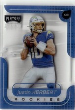 2020 Panini Chronicles Playoff Momentum Rookies Justin Herbert Rookie #M-3