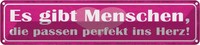 Blechschild 10X46 Cm Gibt Menschen Perfekt Ins Herz Dekoration Spruch Zitat Deko