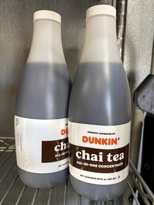 Dunkin Chai Tea Syrup With Pump (Guaranteed To Be In Date)