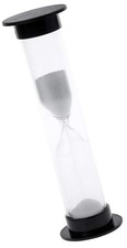60 Seconds 1 Minute New White Mini Sandglass Hourglass Sand Clock Timer Therm...