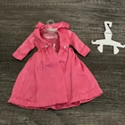 Vintage Barbie  Satin Coat Pak - Rose Color Original 1963 Mattel Outfit - GUC
