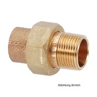 "LöTfitting Rotguss Verschraubung, Konischd. Mit 1 Ag, Serie 4341G, 18Mm X 3/4\""