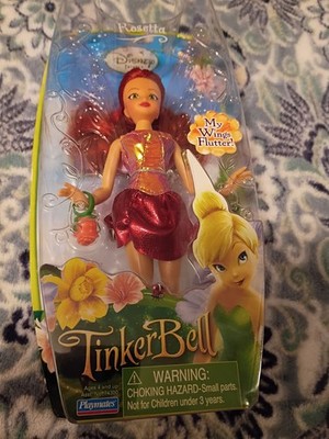Disney Fairies Tinkerbell ''Rosetta'' My Wings Flutter Doll New 2008 Original Pack