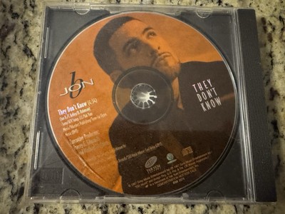 Jon B Promo CD   They Don t Know (1997) Epic/Yab Yum R&B DJ Copy RARE