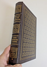 Last of the Mohicans Leatherbound Book Native American James Cooper Easton Press