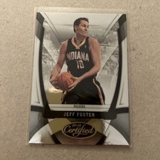 🟣2009-10 Panini Certified #118 Jeff Foster Indiana Pacers Vintage Basketball