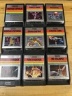 Atari 2600 Game Cartridge Lot Of 9 Imagic - Fire Fighter, Dragon fire,Atlantic
