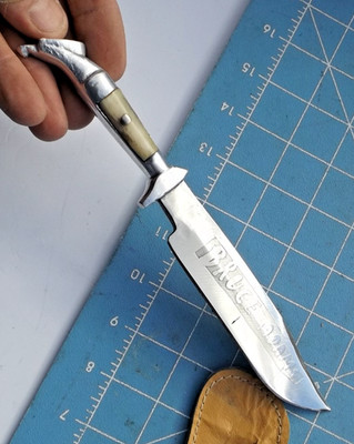 Vintage Bruce Adams MAde in Mexico Sheath Knife