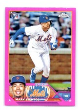 2023 Topps Chrome #8 Mark Vientos Pink Refractors Rookie New York Mets