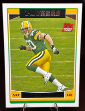2006 Topps AJ Hawk Rookie Card #360 Green Bay Packers LB Ohio State. rookie card picture
