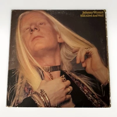 Johnny Winter Still Alive And Well LP 1973 Columbia KC32188 VG+ Play Tested - Image 1 of 4