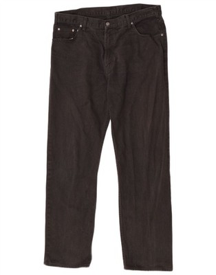 Marks & Spencer Herren Straight Jeans W38 L33 Schwarz Baumwolle EA14
