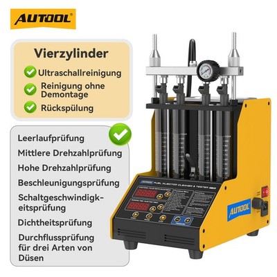 Benzin Einspritzdüsen Reiniger Prüfgerät Tester KFZ Injektor Reinigung Prüfgerät