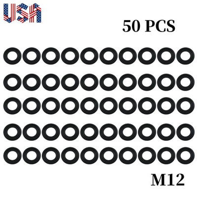 #ad #ad M12 Rubber Engine Seal Oil Washer Assortment Kit Fit for Chevrolet Opel GM $12.36