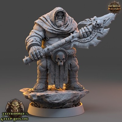 Orc Warrior Big Un Cleaver | DayBreak Miniatures