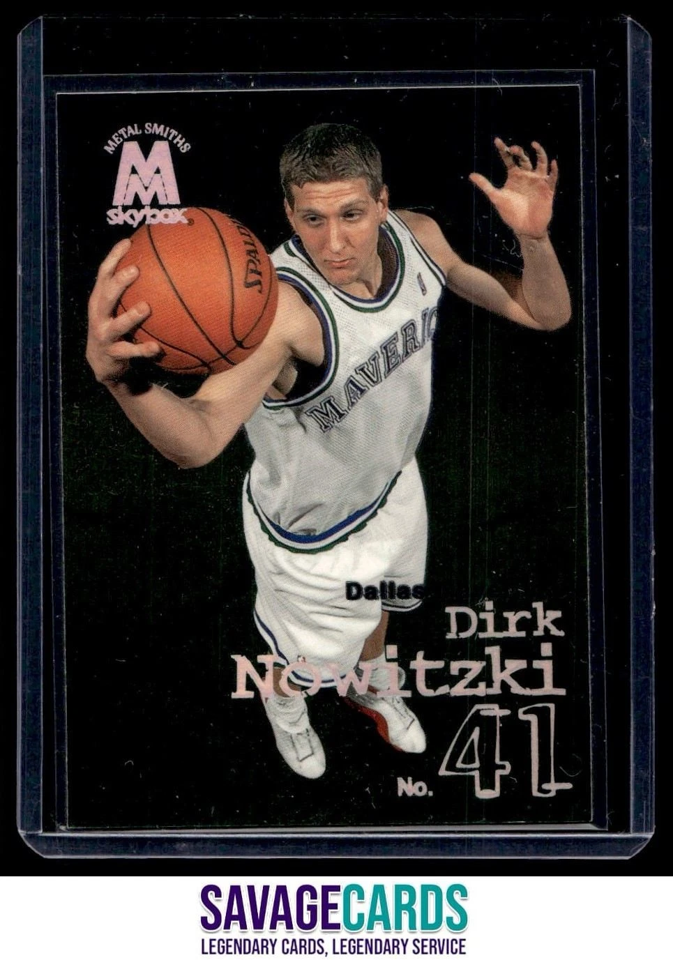 1998-99 SkyBox Molten Metal Dirk Nowitzki RC #35 Dallas Mavericks