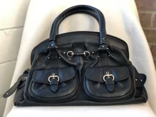 Authentic: Pre-Owned Black CHRISTIAN DIOR "MY DIOR" Large Pockets Shoulder Bag