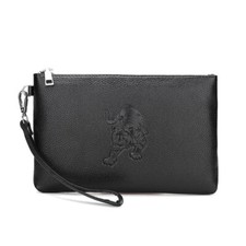 Men's Leather Clutch Cardholder Business Envelope Handbags Pouch Wrist Wallets