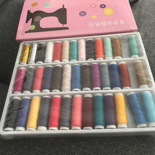 Polyester Sewing Threads 24/39 Color Yarn Spools Hand Embroidery Craft Accessory - Picture 6 of 13