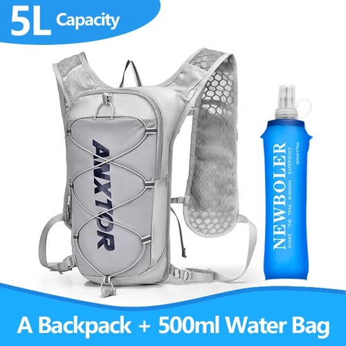 NUEVA Mochila Trail Running-Ultra-Ligera 5L, Chaleco de Hidratación para Correr, Lata Maratón - Imagen 8 de 13