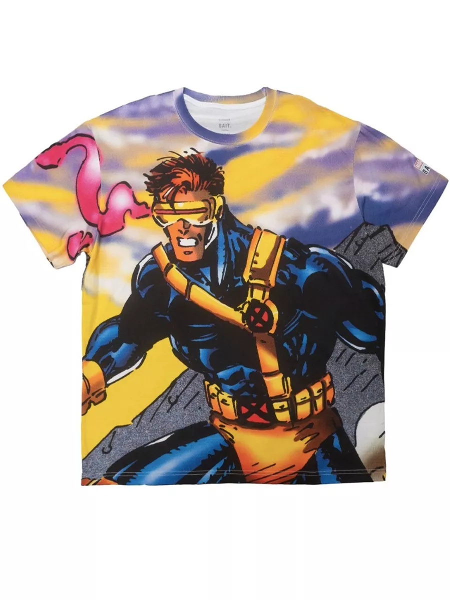 Bait x Marvel Comics Jim Lee X-Men Cyclops All-Over Print T-Shirt