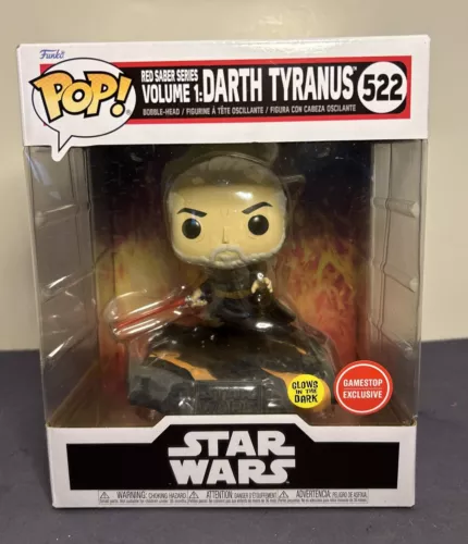 Funko Pop! Deluxe: Star Wars - Darth Tyranus (Glows In The Dark) - GameStop...