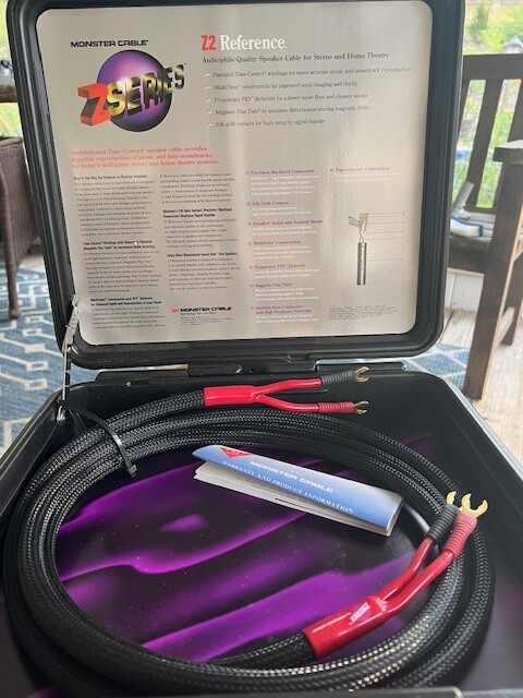 MONSTER CABLE Z2 REFERENCE AUDIOPHILE QUALITY SPEAKER CABLE - SINGLE 10' - SPADE | eBay MONSTER CABLE Z2 REFERENCE AUDIOPHILE QUALITY SPEAKER CABLE - SINGLE 10' - SPADE | eBay