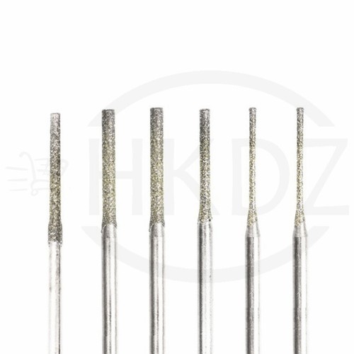 Diamond Coated Drill Bits Glass Tile Jewellery 0.8mm 1mm 1.2mm 1.5mm 1.8mm 2.5mm - Picture 8 of 13