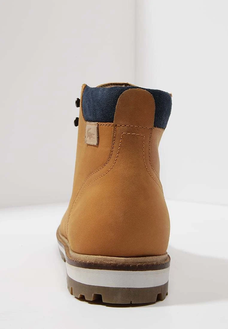 LACOSTE SPORT Lacoste Montbard Boot SRM Leather Sneaker Shoe Tan Ankle Boot Men Sz 8   13