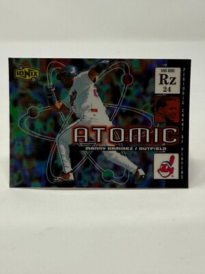 2000 UD Ionix Atomic #A8 Manny Ramirez Indians