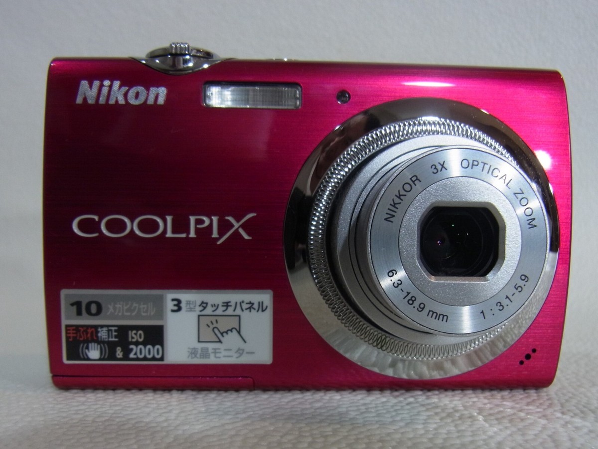 COOLPIX S230 ローズレッド 動作確認済み SDカード バッテリー付き COOLPIX S230 ローズレッド 動作確認済み SDカード バッテリー