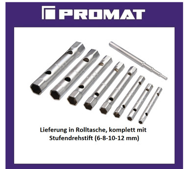 Rohrsteckschlüsselsatz 9-tlg.CS35 PROMAT