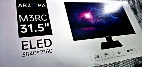 ARZOPA 31.5” ELED (3840x2160) 144HZ Gaming Monitor - Adjustable Height Stand NEW