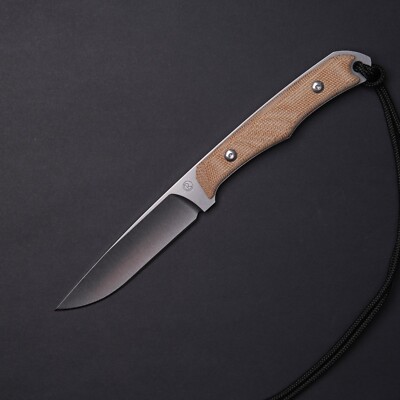 Chris Reeve Knives Inyoni MagnaCut - Natural Canvas Micarta / Plain Edge Blade
