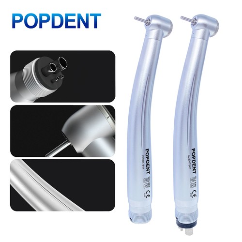POPDENT Dental High Speed (LED E-generator) Handpiece 4/2-Hole Air Turbine - Picture 7 of 32