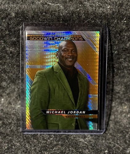 2022 UPPER DECK GOODWIN CHAMPIONS ~ MICHAEL JORDAN ORANGE PRIZM #396/499