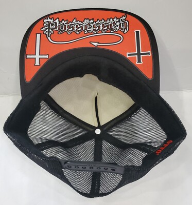Metal Head Black Death Gothic Industrial Thrash RedCross Posesed Trucker Adjust