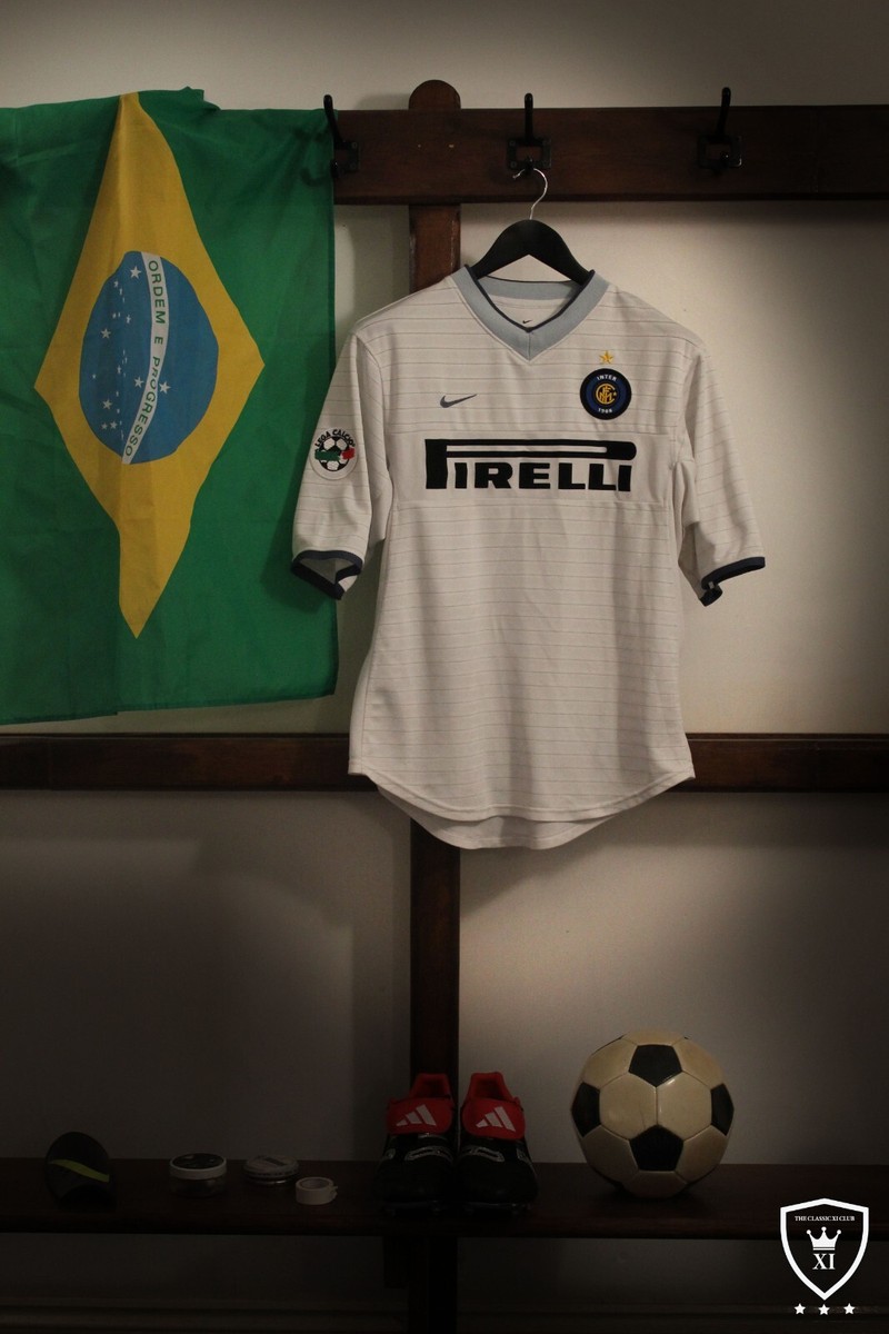 最終価格　90s Inter Milan Ronaldo サッカーTシャツ Inter Milan Retro Uitshirt 1997-1998 + Ronaldo 10