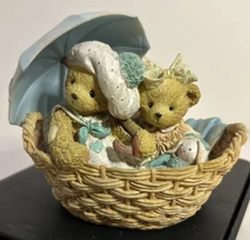 Cherished Teddies  " Beth And Blossom - Friends Are Never Far Apart "  No Box