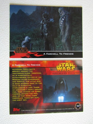Topps 2005 Star Wars Revenge of the Sith Set Cards 1-90 Card Promo Choice - Picture 57 of 95