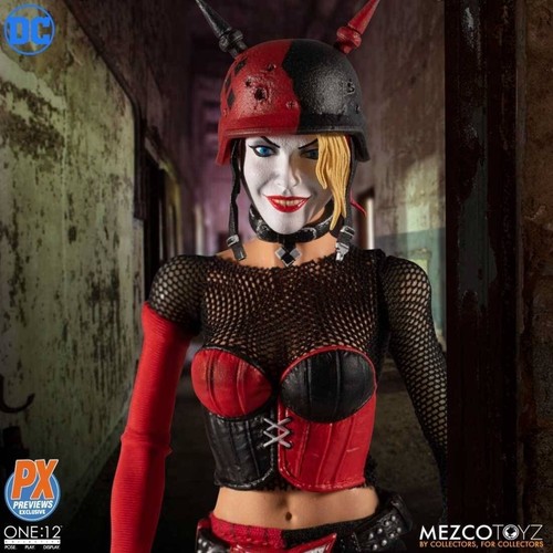 Mezco Toyz One: 12 Kollektiv Harley Quinn weibliche Joker 1/12 Actionfigur PX - Bild 2 von 11