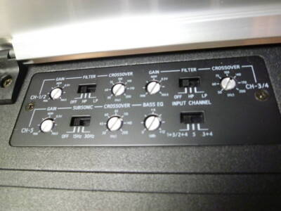 Alpine MRV-F450 5 Channel Power Amplifier Tested One Owner