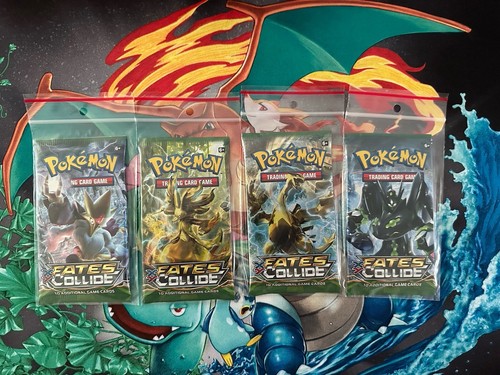 Pokémon TCG XY Fates Collide Sealed Booster Pack Art Set